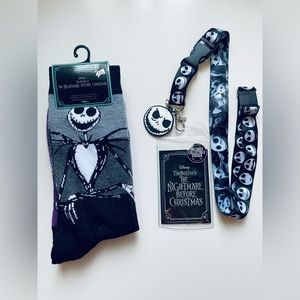 The Nightmare Before Christmas Socks & Lanyard